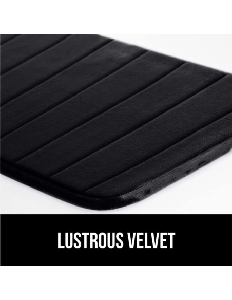 Mat de Baño Gorilla Grip Espuma Memoria 60x24cm Negro