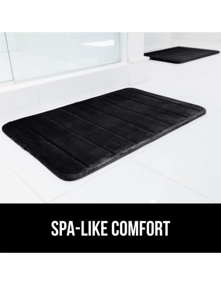 Mat de Baño Gorilla Grip Espuma Memoria 60x24cm Negro