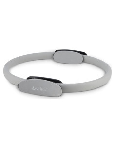 Anillo de Pilates Wellrox 38 cm + Bolsa de Transporte - Gris