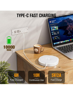 Luz de Techo Recargable RIRIBEN CL06 con Sensor de Movimiento 2