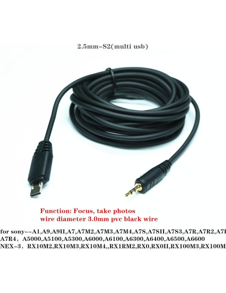 Cable de conexión obturador 300cm DYTDIEYINGTU Multi USB