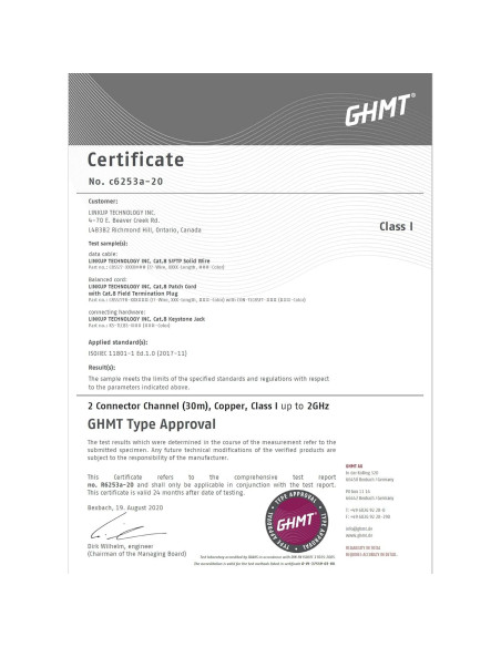 Conectores RJ45 Keystone Cat8 LINKUP - Paquete de 2, 40G