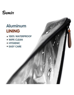 Estuche Higiénico Impermeable Sunlit para Pajitas Reutilizables - 2 Unidades 2