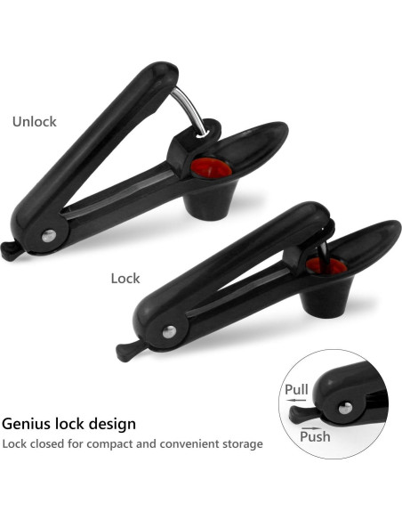 Deshuesador de Cereza ProTensils Negro - Herramienta Duradera Deshuesador de Cereza ProTensils Negro - Herramienta Duradera