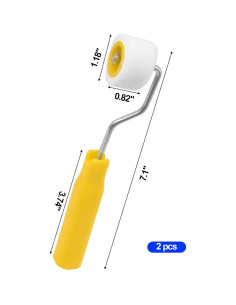 Mini Rodillos de Pintura YINARONG 2 Piezas 17.78 cm 2