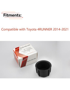 Inserto para Portavasos RLB-HILON Compatible Toyota 4RUNNER 2010-2021 2