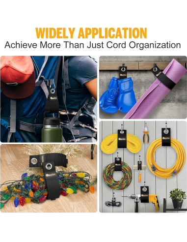 Correas de Almacenamiento EastPin para Cables - Paquete de 6