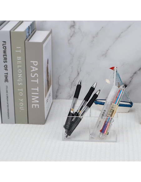 Organizador de Cajones Acrílico Dedoot 2 Secciones 12.7x6.4x5.8 cm