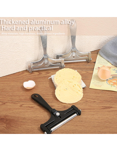 Cortador de Queso Ajustable Biunnru con 4 Cables Repuestos