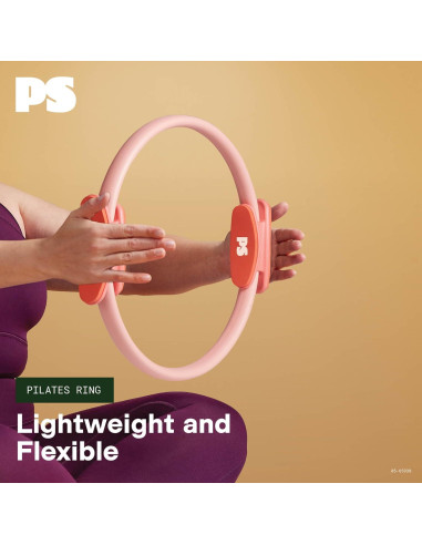 Anillo de Pilates POPSUGAR Rosa 40.6 cm Doble Agarre 0.45 kg