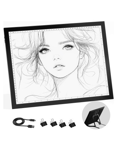 DONPODER A3 Luz Pad con Soporte Incorporado 42x32cm LED