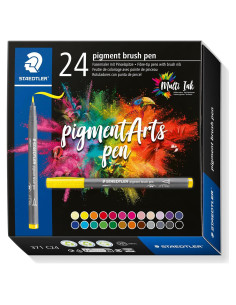 Pluma de Pincel de Pigmento STAEDTLER - Paquete de 24 Colores Básicos