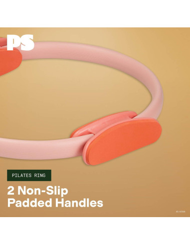 Anillo de Pilates POPSUGAR Rosa 40.6 cm Doble Agarre 0.45 kg