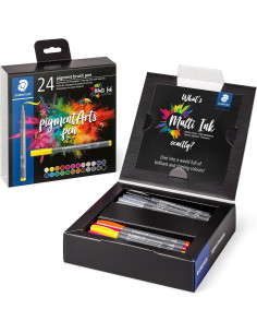 Pluma de Pincel de Pigmento STAEDTLER - Paquete de 24 Colores Básicos 2