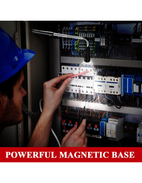 Herramienta de Recogida Magnética LED Biuonk 57 cm con Linterna