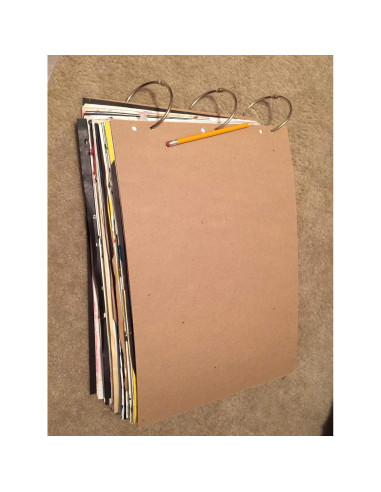 Anillas de Encuadernación Coideal 63mm Plateadas - Paquete de 20