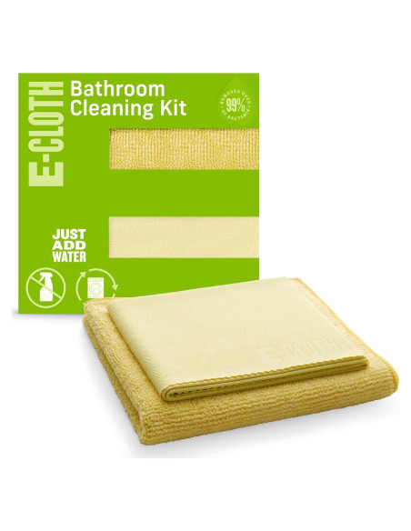 Kit de Limpieza de Baño E-Cloth Microfibra Reutilizable 1 Año