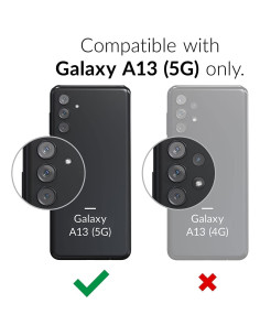 Funda de Silicona Oakxco para Samsung Galaxy A13 5G Beige 2