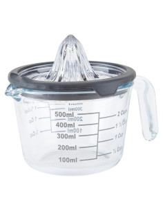 Exprimidor Manual de Cítricos Cartman Gris con Taza Medidora