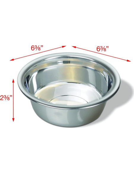 Tazón para Perros Mediano Van Ness Acero Inoxidable 0.95L Tazón para Perros Mediano Van Ness Acero Inoxidable 0.95L
