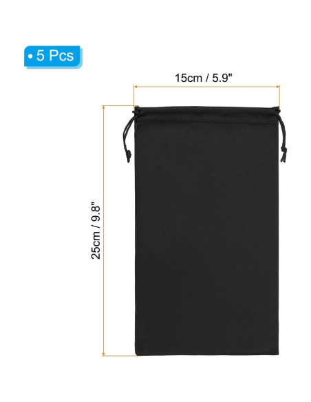 Bolsa Protectora para Gafas de Esquí PATIKIL 15x25 cm 5 Pzas