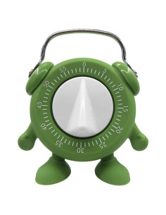 Temporizador de Cocina Mecánico Keleely Verde 60 Minutos