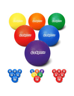Set de 6 Pelotas de Dodgeball Inflables GoSports 12.7 cm