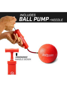 Set de 6 Pelotas de Dodgeball Inflables GoSports 12.7 cm 2