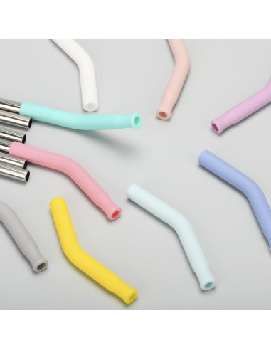 4 Pajitas de Metal Reutilizables Soledea para Vasos 40 oz