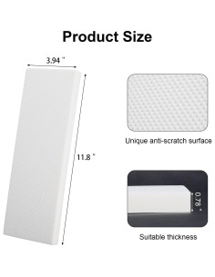 Protector de Pared de Garaje Kxuhivc 4 Pack EVA 30x10 cm 2