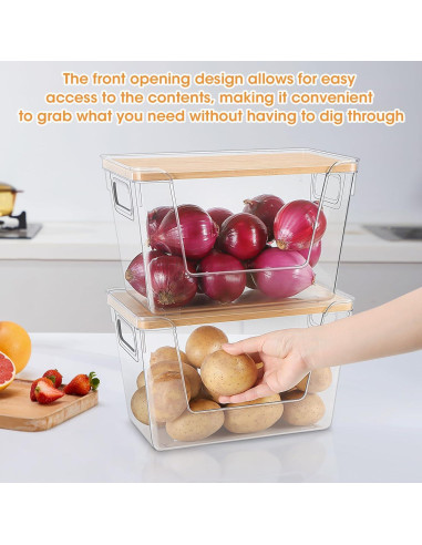 2 Organizadores de Despensa TBMax con Conservador de Cebolla