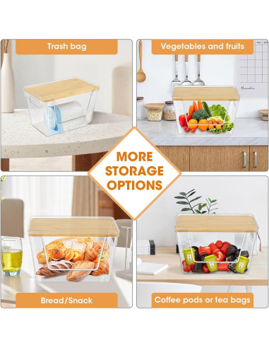 2 Organizadores de Despensa TBMax con Conservador de Cebolla