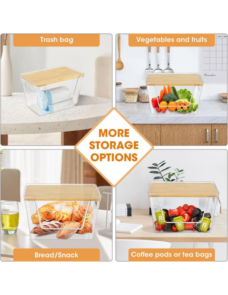 2 Organizadores de Despensa TBMax con Conservador de Cebolla