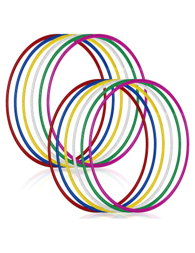 Aros de Ejercicio de Plástico Syhood - 6 Piezas 60 cm