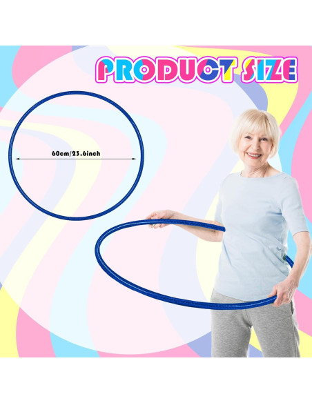 Aros de Ejercicio de Plástico Syhood - 6 Piezas 60 cm