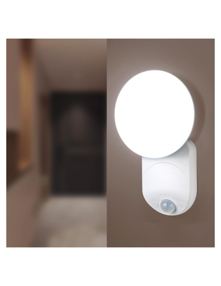 Luz de Pared Recargable con Sensor de Movimiento Gotopceed 400 Lúmenes