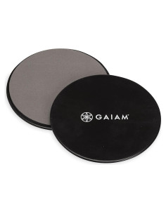Discos Deslizantes Gaiam Core - Ejercicio Doble Cara para Alfombra y Piso