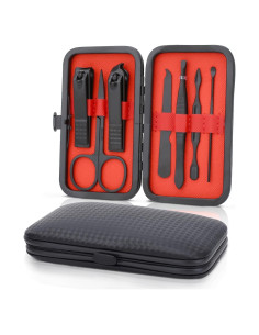 Kit de Manicura y Pedicura HOLD-U-DREAM 7 en 1 Acero Inoxidable