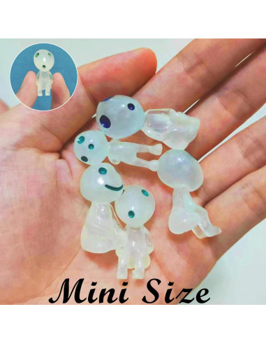 20 Mini Duendes Luminiscentes POPKER para Jardín y Terrario
