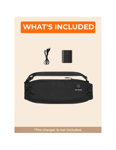 Calentador de Manos ORORO MINI 5K Recargable 17 Horas Negro
