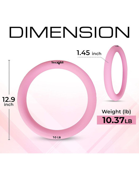Anillo de Poder Yes4All 4.5kg para Yoga y Fitness