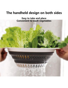 Colador y escurridor plegable LogFaadCoi 1.3L y 2.1L 2