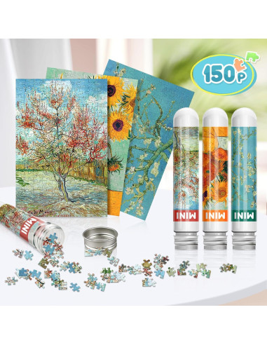 Mini Rompecabezas 150 Piezas LOSFPVR 15x10 cm 3 Diseños