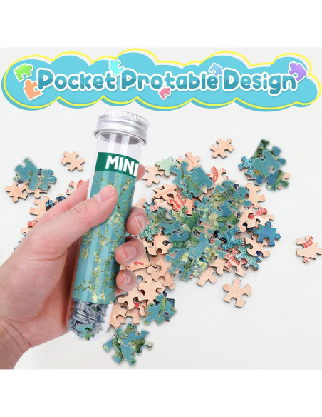 Mini Rompecabezas 150 Piezas LOSFPVR 15x10 cm 3 Diseños