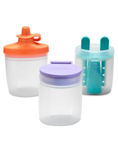 Conjunto de Alimentación Silicona Pyrex Littles 6 Piezas 148 ml