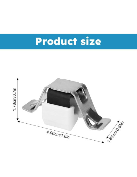 Cierre de puerta de secadora Restynic WPW10610880 1PCS