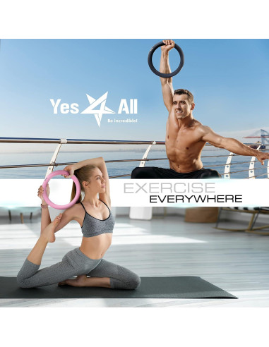 Anillo de Poder Yes4All 4.5kg para Yoga y Fitness