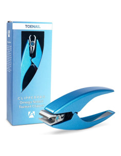 ClipperPro Omega Cortador de Uñas de Pies Ergonómico Azul