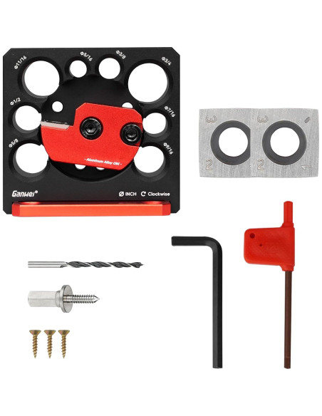 Insertos de Carburo Ajustables AmaCielo 8 Agujeros 8.49cm