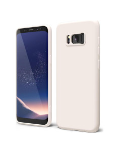 Funda de Silicona para Samsung Galaxy S8 Oakxco Beige Slim